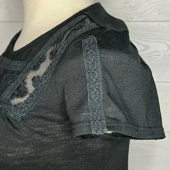 Mossimo black short sleeve babydoll top Size small - Picture 4 of 6